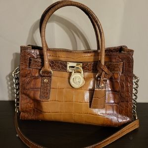 Michael Kors Croc embossed bag